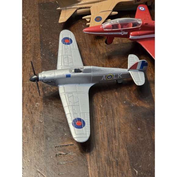MOTORMAX Military Airplanes Tornado Jaguar Hurricane Red Arrow Hawk 5.5" Planes - Picture 2 of 11